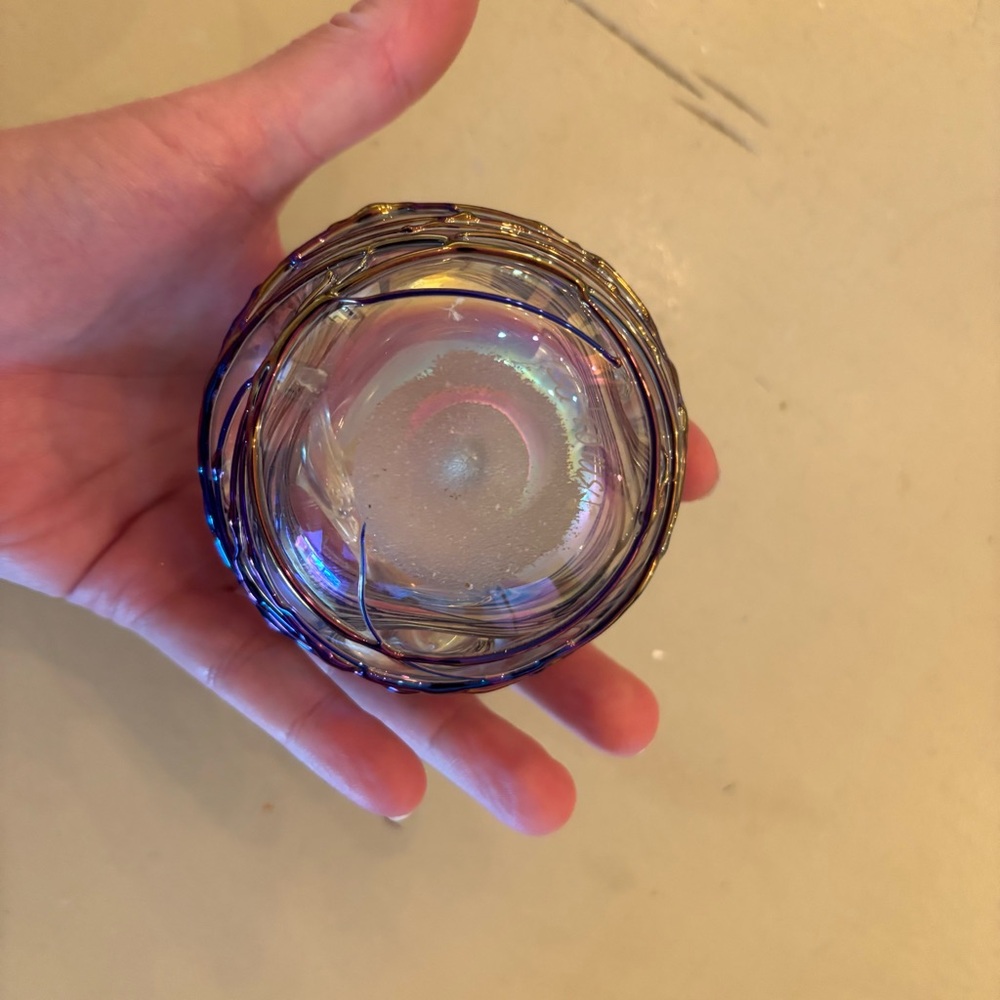 VTG.Mt St Helens MSH Iridescent Paperweight Swirl Kyle Gribskov - Picture 3 of 6